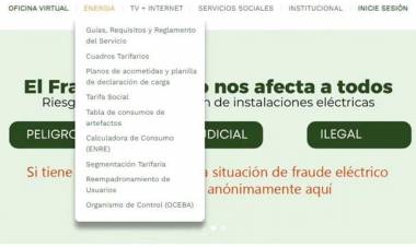 Hay nuevas funciones para los usuarios en la página web de la Cooperativa Eléctrica