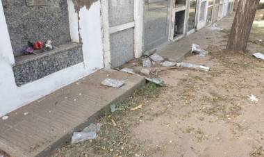 Por tercer día consecutivo, continúan los robos dentro del cementerio municipal