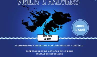Habrá actividades en el Centro de Veteranos en la vigilia por la gesta de Malvinas