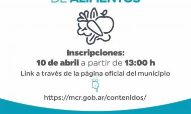 Abre inscripción para cursos gratuitos de Manipulación de Alimentos del Municipio de Coronel Rosales
