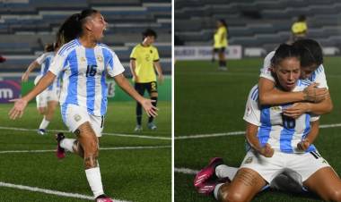 La Puntaltense Julieta Romero marcó su primer gol con la Selección Argentina Sub 20 Femenina