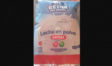 Se recomienda no consumir leche en polvo “Reina del Prado” repartida en escuelas