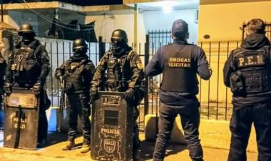 Se realizaron 16 allanamientos por droga en Punta Alta, hubo 3 detenidos