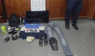 Detuvieron a un delincuente acusado de cometer dos robos