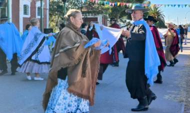 Se realizó el festejo oficial del 25 de mayo en la Estación Solier