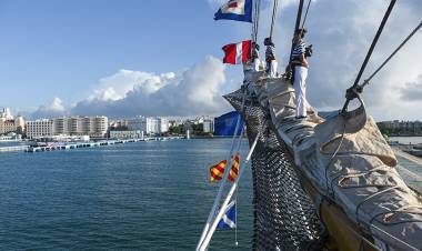 La fragata ARA “Libertad” arribó a San Juan de Puerto Rico