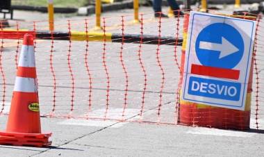 Se realizará un corte de tránsito en Albatros XV por el inicio del recambio de un acueducto