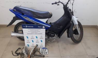 Se encontraron dos motos que habían sido denunciadas como robadas