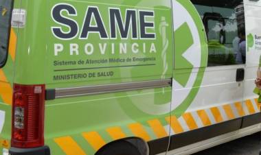 Un motociclista herido tras un accidente de tránsito dentro del Barrio Centenario