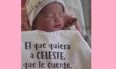 Llegó Celeste, la primera bebé del 2025 en Coronel Rosales
