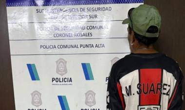 Iba en bicicleta, con un encendedor, iniciando incendios en la ruta 3, fue detenido