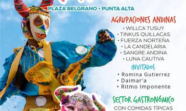Este domingo habrá un Pre Carnaval Andino en Plaza Belgrano