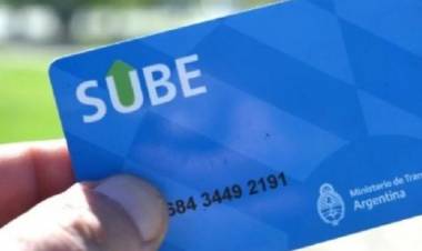 Cuanto necesitará cargar un alumno para usar la SUBE en Punta Alta