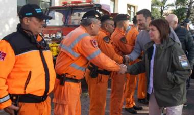 Bullrich afirmó que se está armando un hospital de campaña en Bahía Blanca