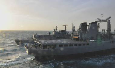 Unidades de la Armada finalizaron la etapa de adiestramiento en el mar