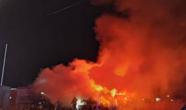 Pérdidas totales en el incendio de una vivienda de Falucho al 500