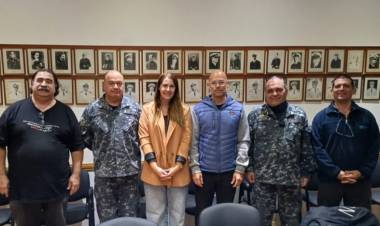APCJ mantuvo reuniones con autoridades de la Base Naval Puerto Belgrano