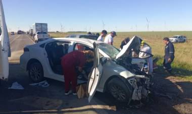 Identifican a los cuatro fallecidos en el fatal choque en la Ruta Nacional 3