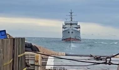 Última travesía del ARA Alférez Sobral: fue hundido en el mar abierto