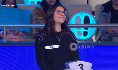 Una Puntaltense ganó $1.600.000 en el programa de televisión “Ahora caigo”