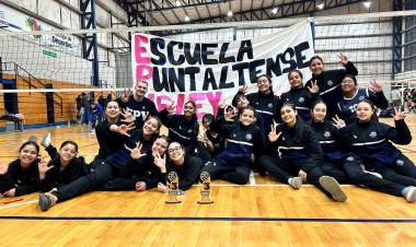 La Escuela Puntaltense de Voley logró dos podios en la Copa Amistad disputada en Benito Juárez