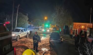 Un desperfecto eléctrico provocó un principio de incendio en una vivienda 
