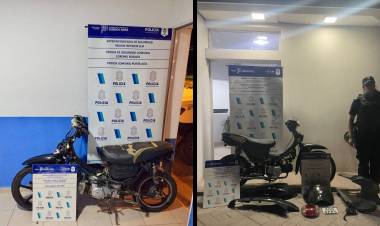La Policía recuperó dos motos robadas mientras circulaban en la vía pública