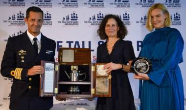 Con impronta puntaltense, la Fragata ARA "Libertad" fue premiada por su navegación a vela