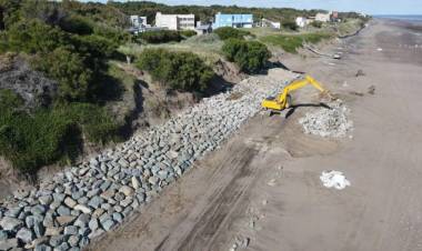 Frente costero en Pehuen Co: reanudaran la obra y “el objetivo es terminar antes de fin de año”