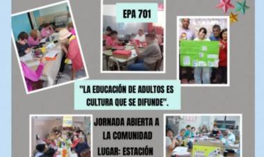Encuentro abierto a toda la comunidad de la Escuela Primaria de Adultos 701