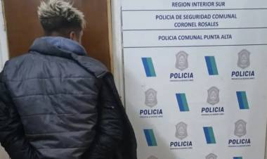Detuvieron a un hombre tras una persecución y le secuestraron droga y un arma blanca