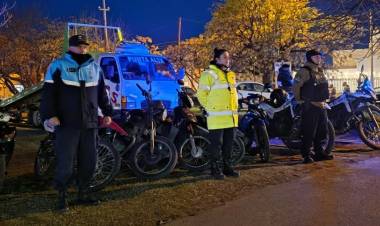 Secuestran motos en un nuevo Mega Operativo de Seguridad en Punta Alta