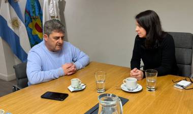 El Concejal Gabbarini se reunió con la Intendenta de Vicente López Soledad Martínez