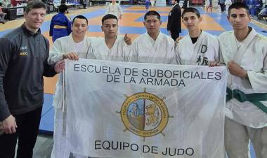 El equipo de judo de la Escuela de Suboficiales participó de la Copa Hikari