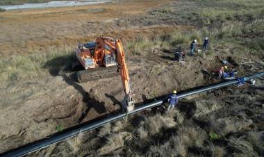 Avanza el nuevo acueducto en Coronel Rosales