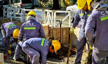 Aristimuño: "El gran desafío que tenemos como gobierno es la ejecución de las obras de agua y cloacas"