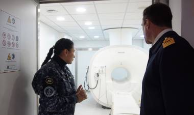 El Director de Salud de la Armada visitó Puerto Belgrano