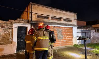 Sofocaron un incendio en la casa donde el pasado viernes hubo un tiroteo
