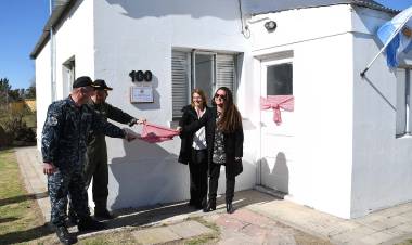 La Obra Taller Stella Maris inauguró una nueva casita en la Base Aeronaval Comandante Espora
