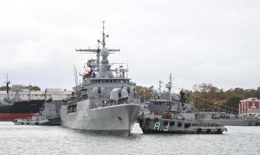 Regresó a Puerto Belgrano el buque que participó del ejercicio UNITAS