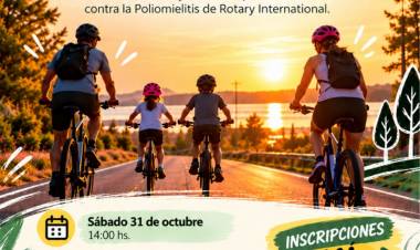 Se realizará una Bicicleteada rotaria a beneficio