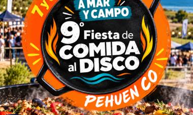 Pehuen Co se prepara para la 9° Fiesta de Comida al Disco A Mar y Campo