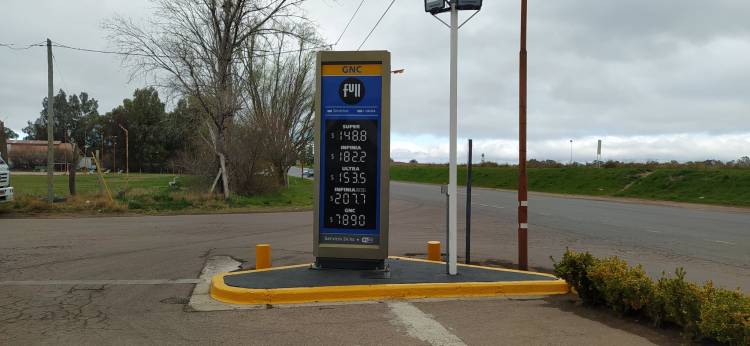 Aumentaron los combustibles en Punta Alta