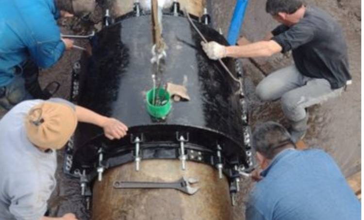 ABSA reparó el acueducto principal que abastece de agua a Punta Alta