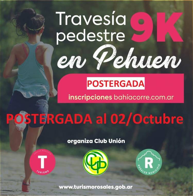 Se postergó la competencia pedestre en Pehuen Co para el 2 de octubre