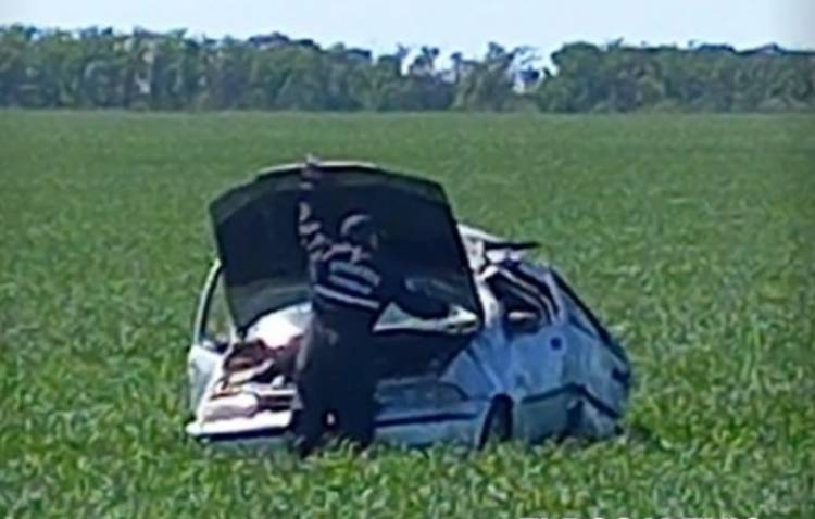 Un auto volcó en la ruta que va hacia Pehuen Co