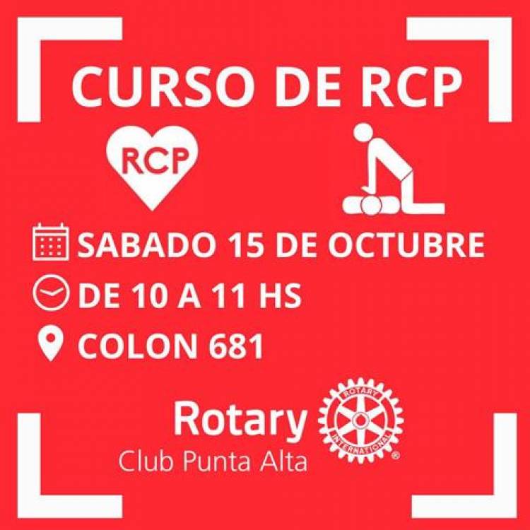 El Rotary Club de Punta Alta realizará un curso de RCP