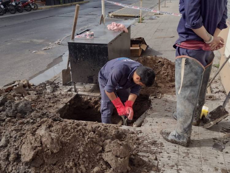 Finalizaron reparaciones de ABSA hechas luego de intimaciones por parte del Municipio de Coronel Rosales