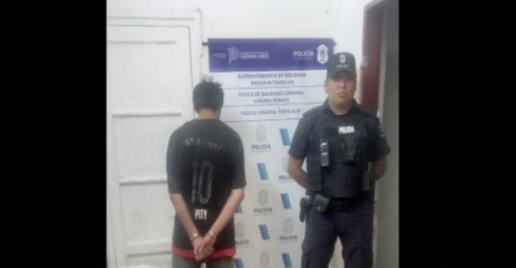 Se realizó la detención del autor del robo en un comercio de calle Irigoyen