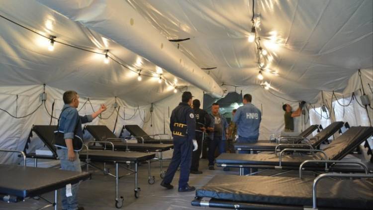 La Armada Argentina recibió un hospital reubicable que estará al servicio de todo el país